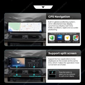 Alternative view of MEKEDE Drahtlose CarPlay Android 14 3K Touchscreen Für BMW 1 Serie F20 F21 F22 F23 2016-2023 NBT EVO System WiFi GPS 4G BT Navi