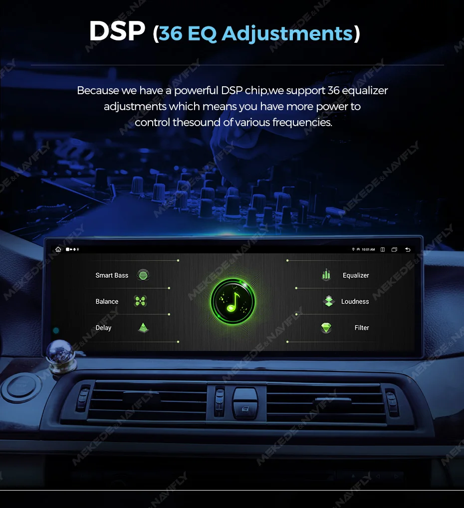 MEKEDE Drahtlose CarPlay Android 14 3K Touchscreen Für BMW 1 Serie F20 F21 F22 F23 2016-2023 NBT EVO System WiFi GPS 4G BT Navi