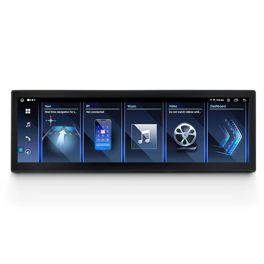 MEKEDE Drahtlose CarPlay Android 14 3K Touchscreen Für BMW 1 Serie F20 F21 F22 F23 2016-2023 NBT EVO System WiFi GPS 4G BT Navi