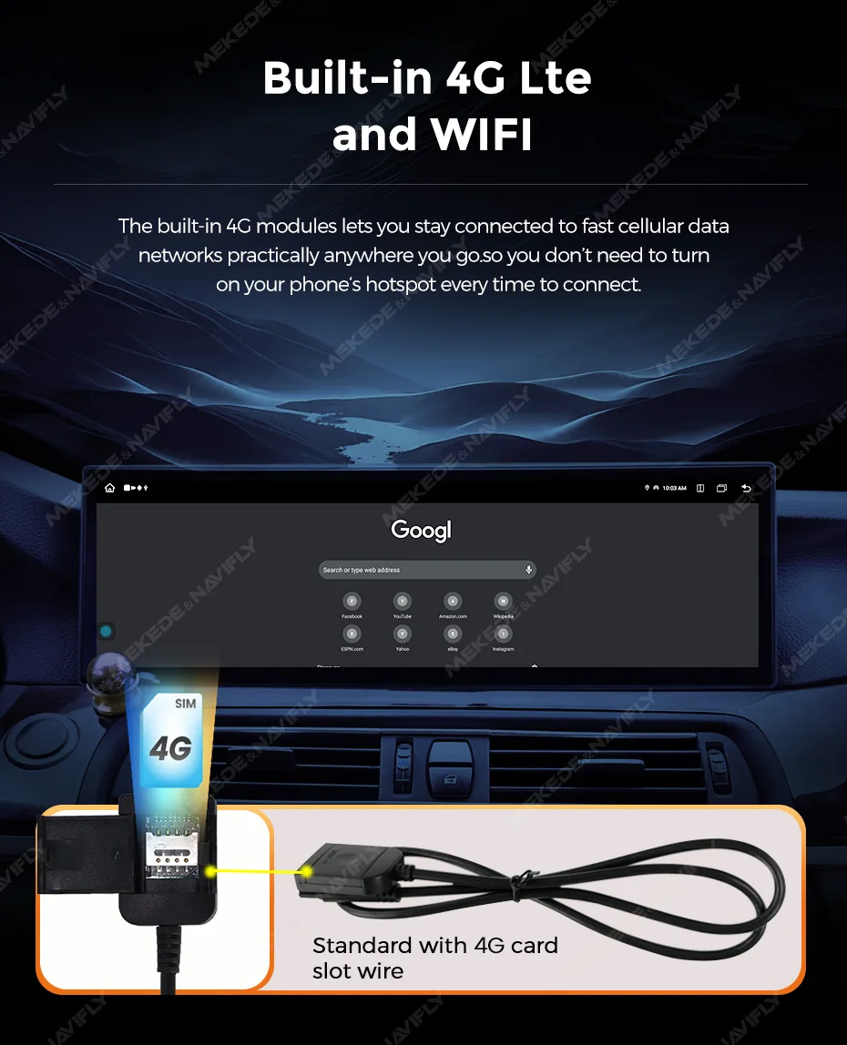 MEKEDE Drahtlose CarPlay Android 14 3K Touchscreen Für BMW 1 Serie F20 F21 F22 F23 2016-2023 NBT EVO System WiFi GPS 4G BT Navi