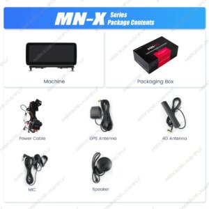 Alternative view of Android14 Autoradio für Mercedes Benz c klasse w204 s204 2008 - 2010 gps multimedia wireless carpaly auto wifi