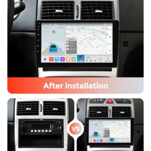 Alternative view of Android14 Autoradio für Peugeot 307 307CC 307SW 2002-2013 Carplay Auto Multimedia Videoplayer 4G DSP GPS