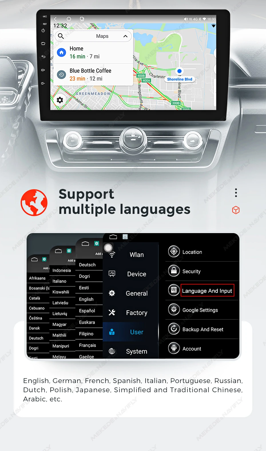 MEKEDE QLED Touchscreen Android Autoradio für Peugeot 307 307CC 307SW 2002-2013 Carplay Auto Multimedia Videoplayer 4G DSP GPS