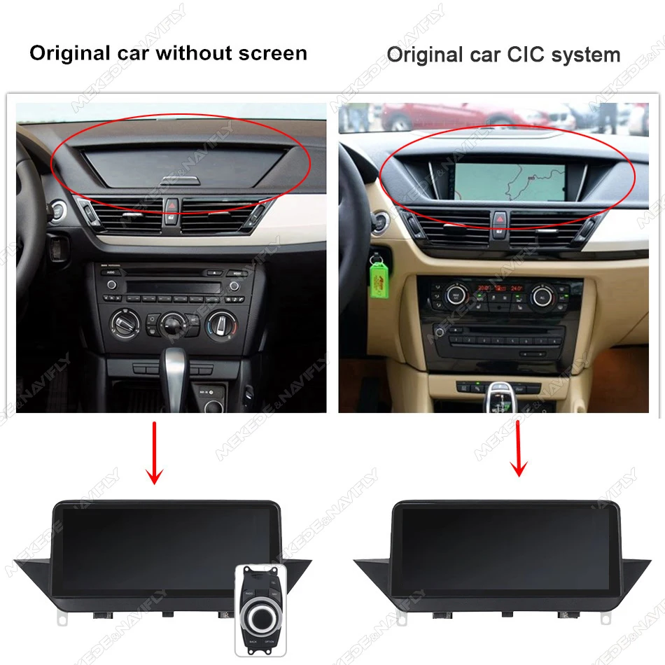 MEKEDE 10,25 Zoll Android Intelligent Systems Wireless Carplay Autoradio für BMW X1 E84 2009-2015 Auto Multimedia GPS DSP 4G BT