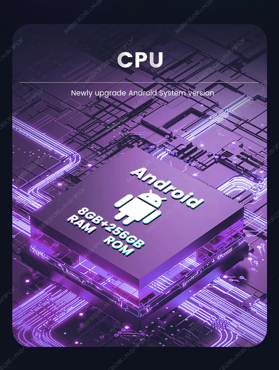 MEKEDE 7 Zoll Android 14 Autoradio Für Volkswagen Seat Skoda Passat Golf Polo Multimedia Player GPS Carplay 4G RDS Stereo Player