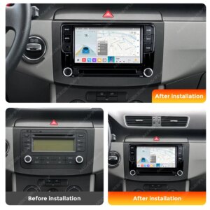 Alternative view of Android 14 Autoradio Für Volkswagen Seat Skoda Passat Golf Polo Multimedia Player GPS Carplay 4G RDS Stereo Player
