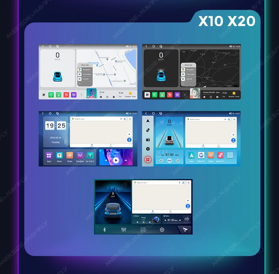 MEKEDE 7 Zoll Android 14 Autoradio Für Volkswagen Seat Skoda Passat Golf Polo Multimedia Player GPS Carplay 4G RDS Stereo Player