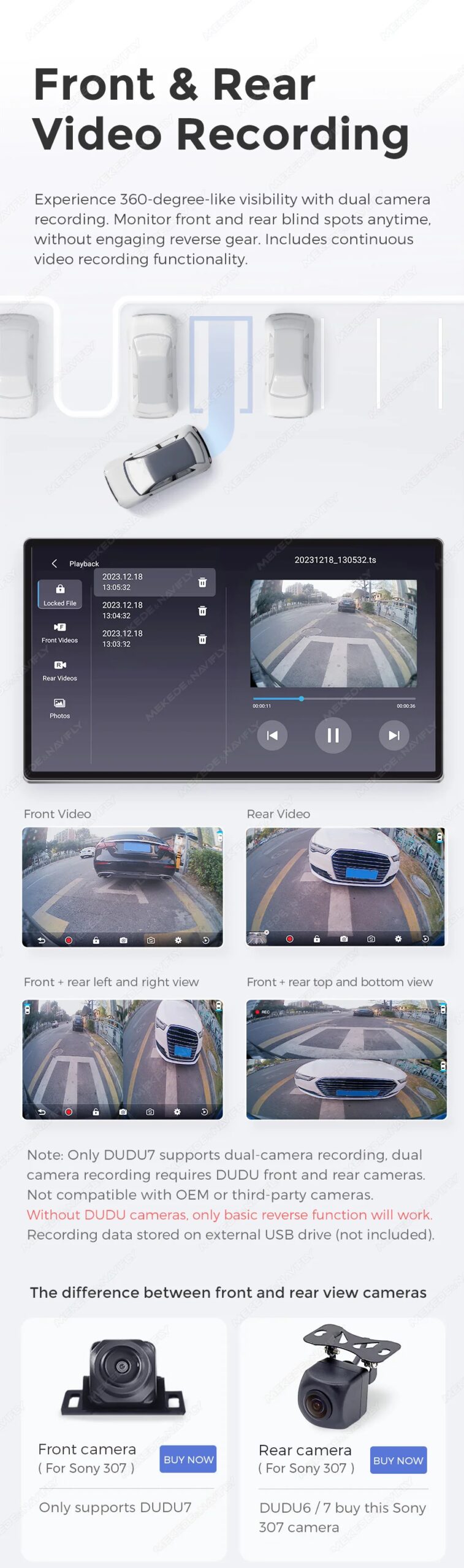 DUDUAUTO Android 13 Auto Radio Für Seat Ibiza MK4 6J 2008-2015 Multimedia Player CarPlay Android Auto WIFI DSP RDS GPS Navi Audio
