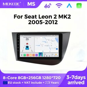 Android Autoradio Für SEAT Leon 2 MK2 2005-2012 Multimedia Video Player DSP RDS Wireless CarPlay Auto