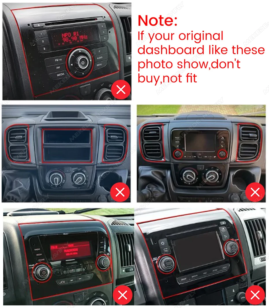 MEKEDE DUDU 7 CarPlay Auto Auto Radio Für Fiat Ducato 3 Citroen Jumper 2 Peugeot Boxer 2 2006-2015 2din Android 13 Auto Multimedia