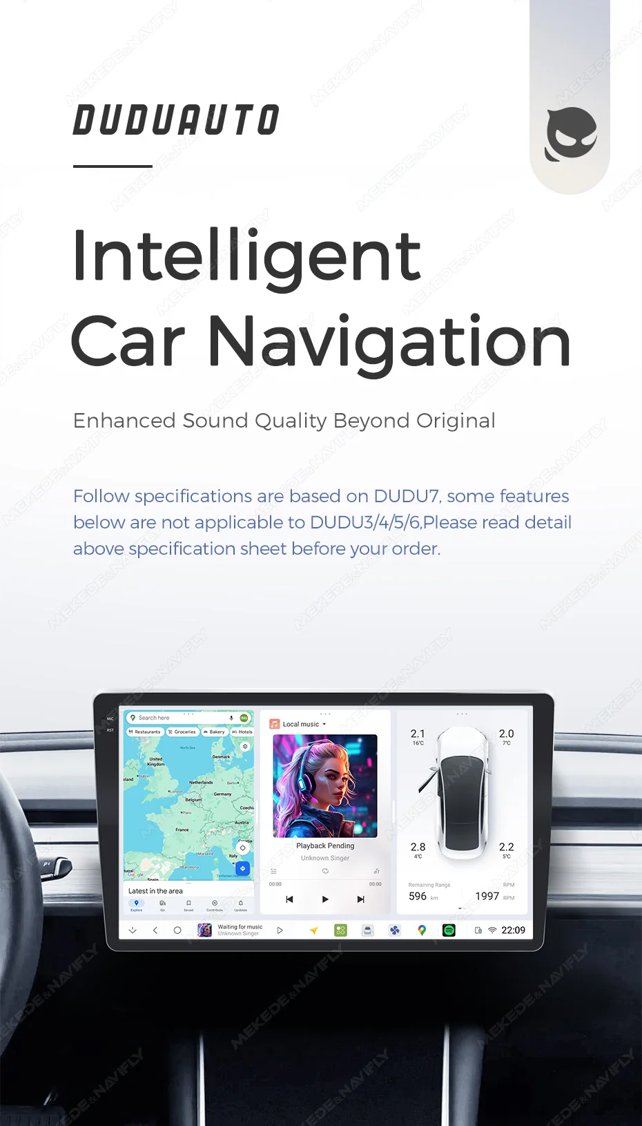 MEKEDE DUDU 7 CarPlay Auto Auto Radio Für Fiat Ducato 3 Citroen Jumper 2 Peugeot Boxer 2 2006-2015 2din Android 13 Auto Multimedia