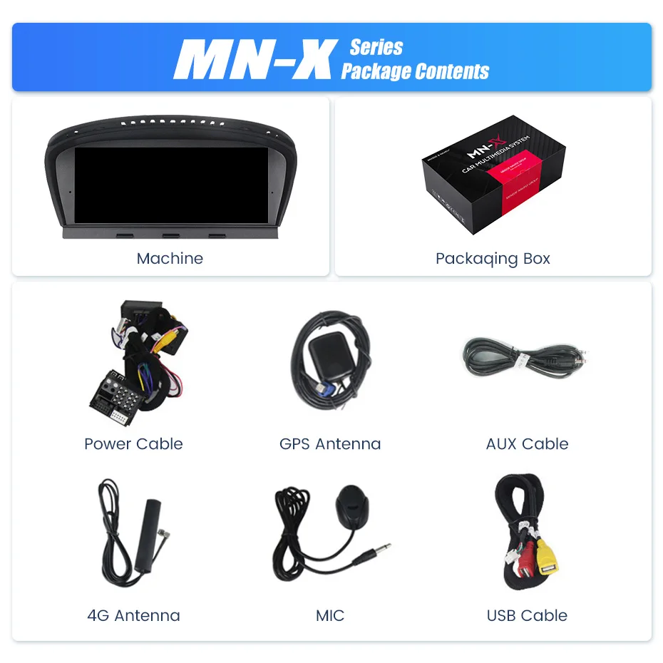 MEKEDE 8,8-Zoll-Android-14-Auto-Multimedia-Player für BMW 3er E60 E61 E63 5er E90 E91 E92 E93 4G DSP BT Carplay Autoradio