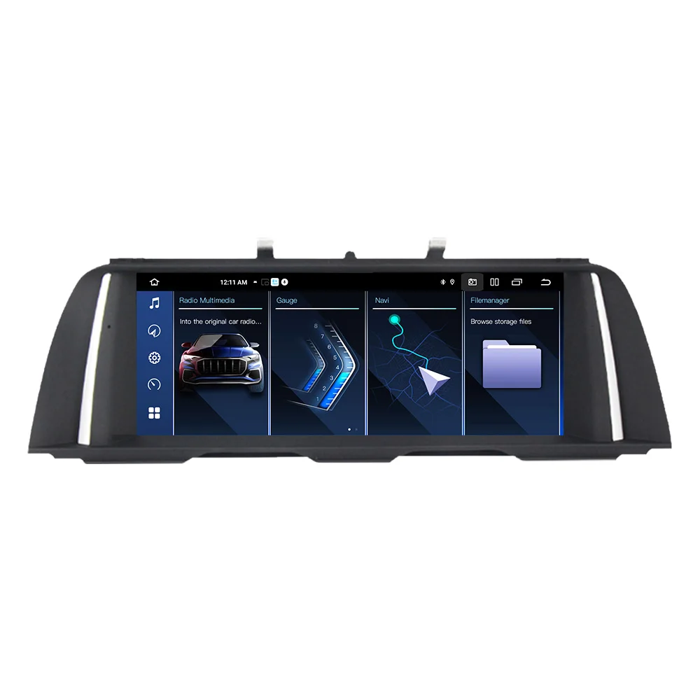 MEKEDE Android-System Autoradio Multimedia-Videoplayer für BMW 5er F10 F11 2011-2017 Kabelloses CarPlay Auto GPS DSP 4G LTE