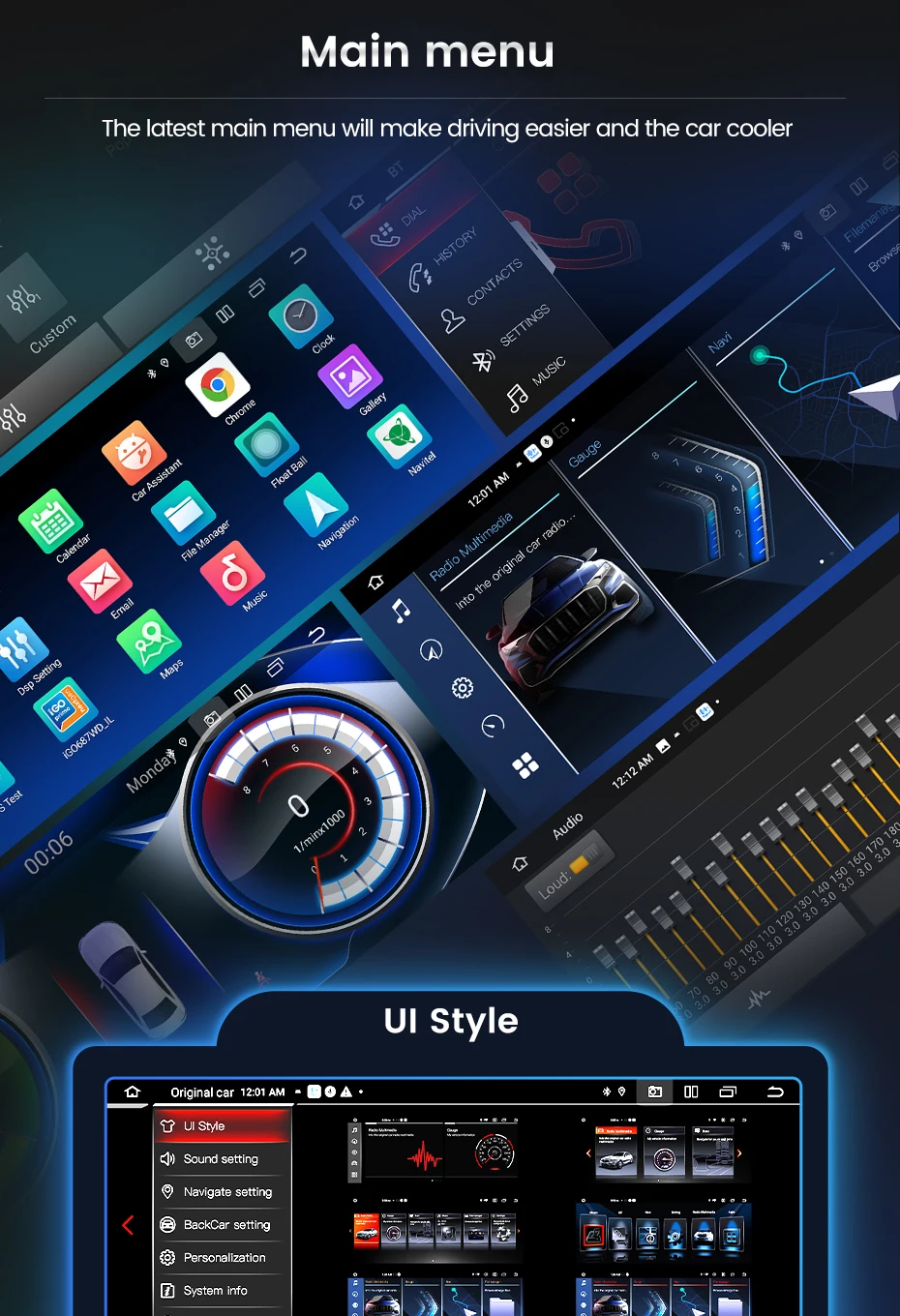 MEKEDE Android-System Autoradio Multimedia-Videoplayer für BMW 5er F10 F11 2011-2017 Kabelloses CarPlay Auto GPS DSP 4G LTE