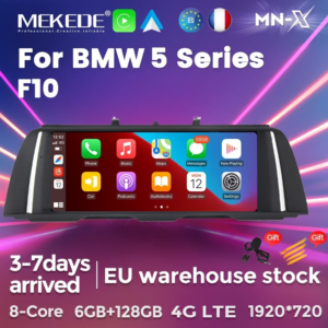 Autoradio Android14 für BMW 5er F10 F11 2011-2017 Kabelloses CarPlay Auto GPS DSP 4G LTE
