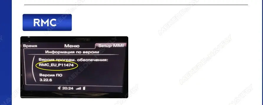 MEKEDE Drahtlose Carplay Android Auto Decoder Box Für Audi A6 A7 2012-2016 RMC System Unterstützung Spiegel Lin-k Navigation Video Spielen