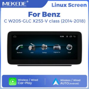 Android14  Autoradio für Mercedes-Benz C-Klasse W205 GLC X253 V-Klasse W446 CarPlay 4G DSP