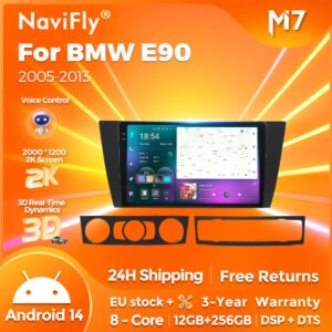 Android Autoradio für BMW 3er E90 E91 E92 E93 2005-2013 DSP 2 DIN Multimedia Player