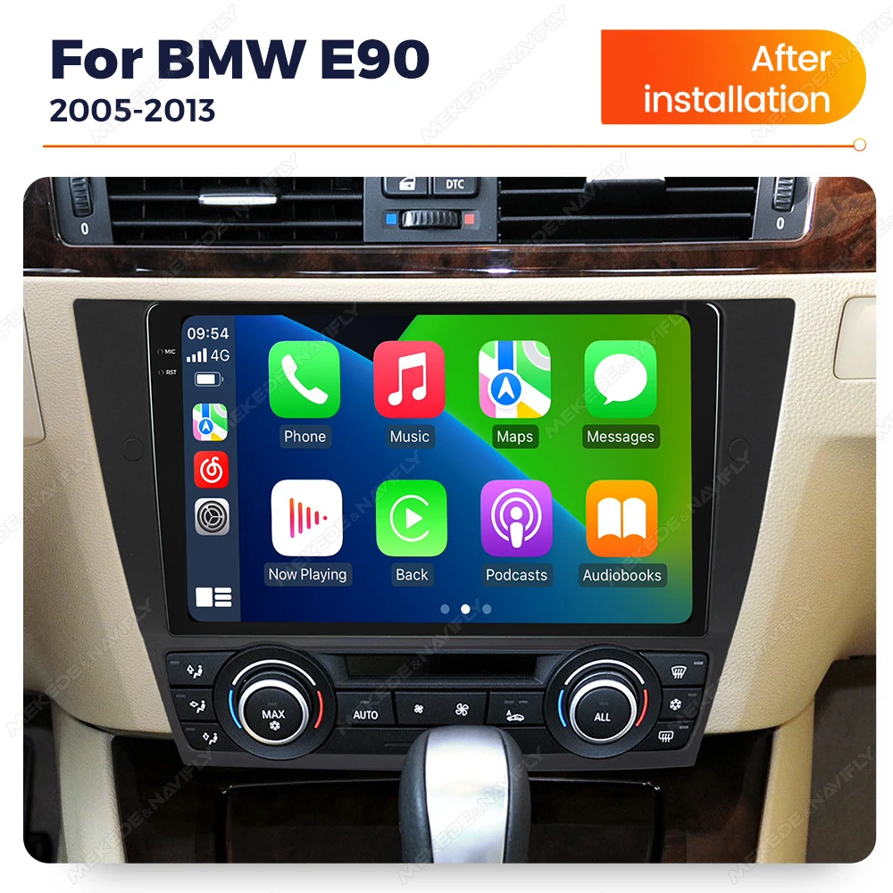 NaviFly 9-Zoll 8-Kern UIS7870 Autoradio-Navigationsbildschirm für BMW 3er E90 E91 E92 E93 2005-2013 DSP 2 DIN Multimedia Player