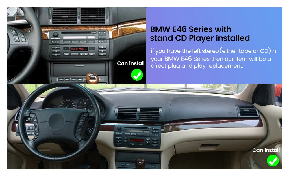 Navifly 2IDN Auto Stereo Radio Drahtlose Carplay Android AUTO Für BMW E46 M3 X5 1998-2006 Auto GPS Navigator Android 14 WIFI + 4G BT