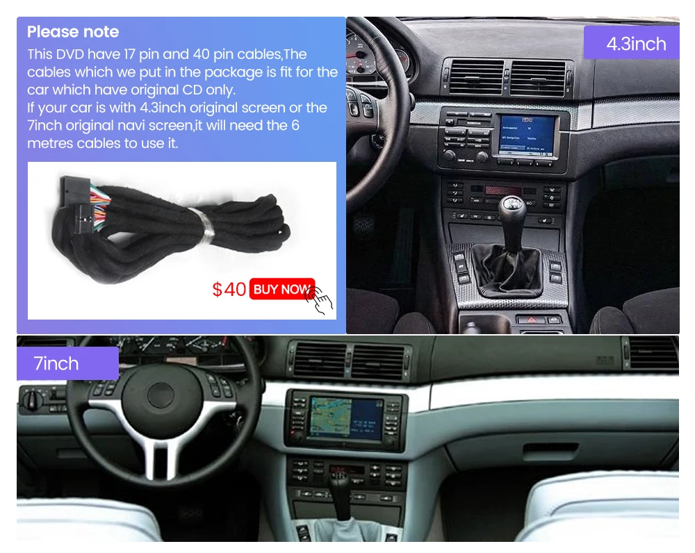Navifly 2IDN Auto Stereo Radio Drahtlose Carplay Android AUTO Für BMW E46 M3 X5 1998-2006 Auto GPS Navigator Android 14 WIFI + 4G BT