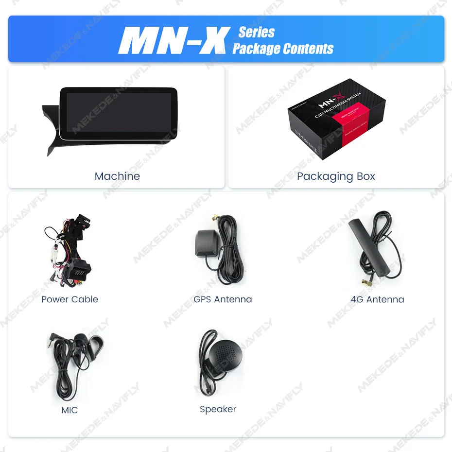 Navifly 8 Core Android Autoradio Stereo-Multimedia-Player für Mercedes Benz C Klasse W204 S204 2014-2018 BT Wireless Carplay Auto