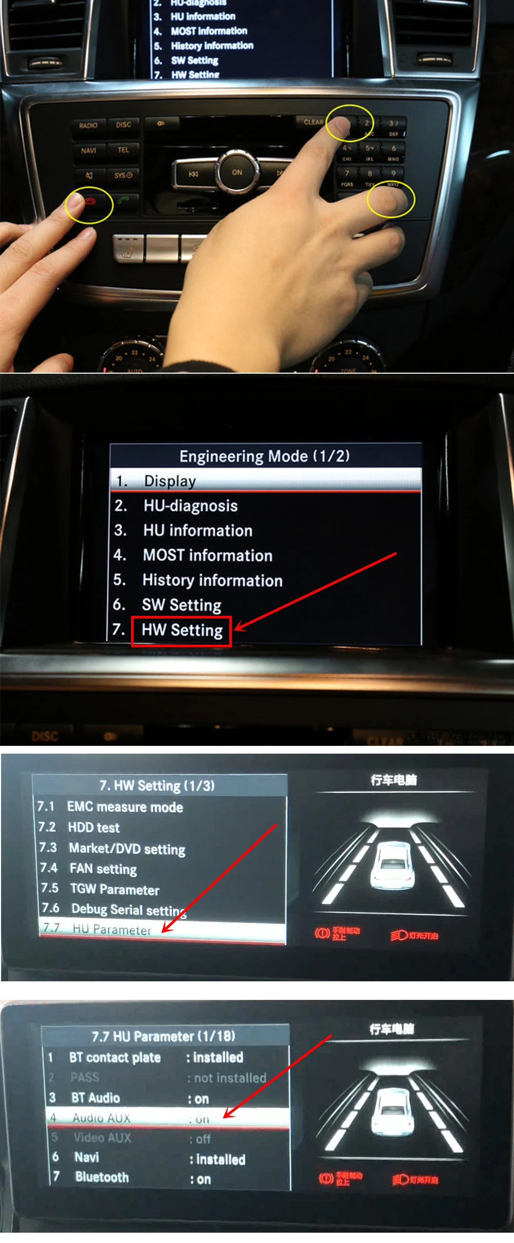 MEKEDE 8-Kern-Autoradio-Multimedia-Player für Mercedes Benz C-Klasse W204 S204 2011-2013 NTG4.5 BT Wireless Carplay Auto GPS DSP