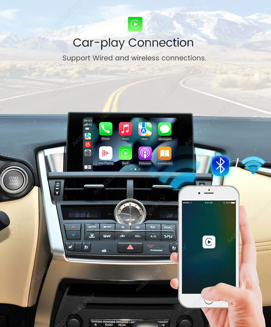 Auto Original Bildschirm Upgrade Carplay Box Für LEXUS RX RC ES UX NX LC LS IST CT200h LX-570 GS Serie Drahtlose Carplay Android Auto
