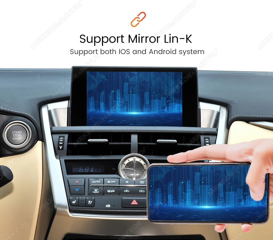 Auto Original Bildschirm Upgrade Carplay Box Für LEXUS RX RC ES UX NX LC LS IST CT200h LX-570 GS Serie Drahtlose Carplay Android Auto