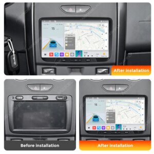 Alternative view of Android14 Autoradio CarPlay RDS DSP Multimedia Player Für Renault Dacia Duster Sandero Duster Logan