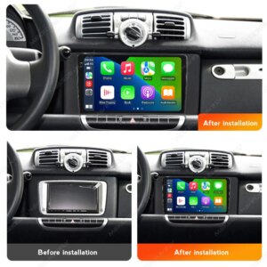 Alternative view of Android 14 Autoradio Für Benz Smart Fortwo 451 2005 - 2015 Carplay Android Auto GPS RDS DSP 4G Autoradio