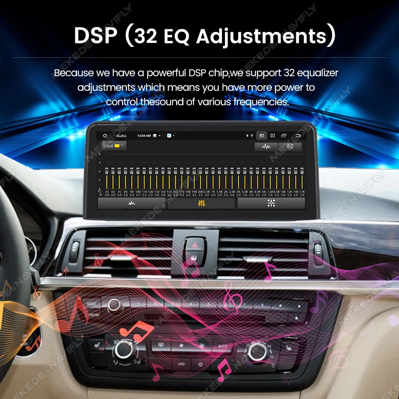 Android14 Autoradio für bmw 1 2 3 4 series f20 f21 f22 f30 f31 f32 f33 f34 f36 CarPlay Multimedia – Bild 5