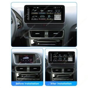 Alternative view of 10,25 Zoll GPS-Navigations-Touchscreen-Autoradio für Audi Q5 2009-2017 4G BT Wireless Carplay Android Auto