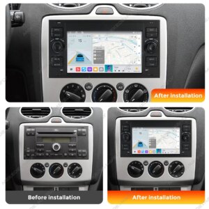 Alternative view of Android14 Autoradio Für Ford Focus 2 Mondeo S/C Max Kuga Fiesta Fusion GPS RDS DSP Carplay Auto Auto Radio
