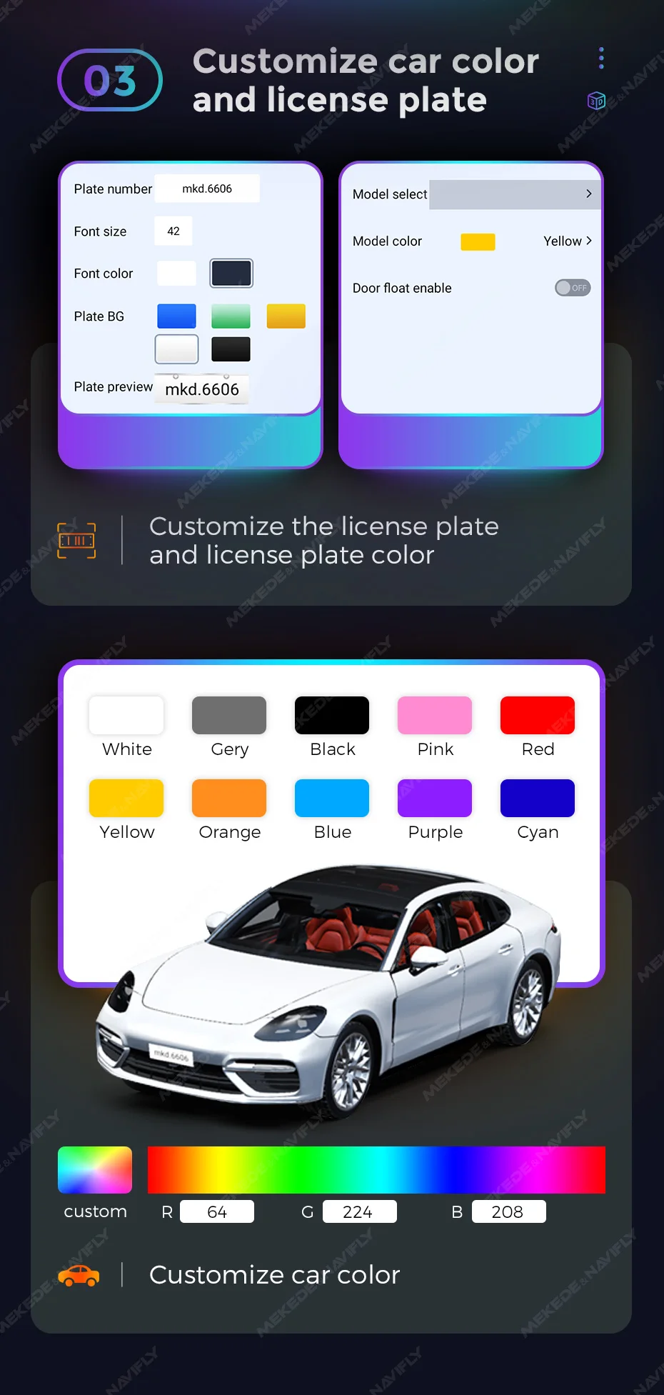MEKEDE Android 14 Multimedia Video Player Für Ford Focus 2 Mondeo S/C Max Kuga Fiesta Fusion GPS RDS DSP Carplay Auto Auto Radio