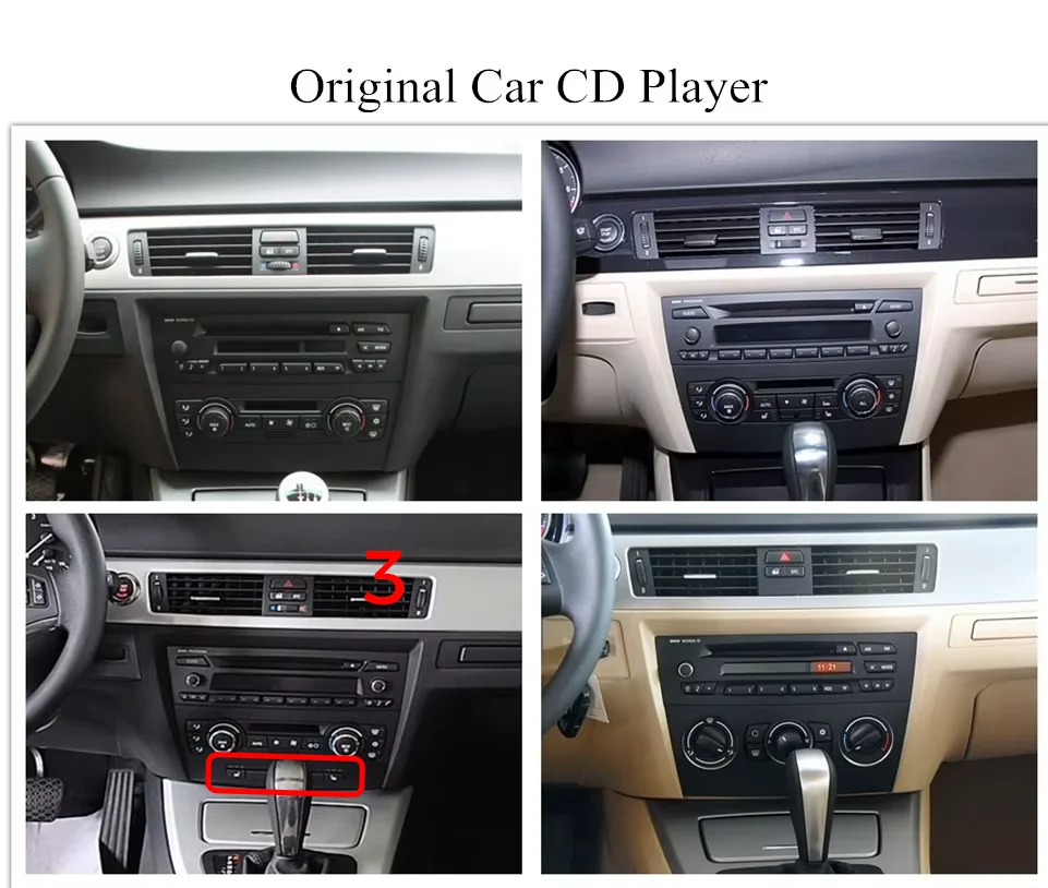 DUDUAUTO Auto Radio Multimedia Für BMW 3er E90 E91 E92 E93 2005-2013 Android 13 2DIN Carplay Auto DSP WIFI Navi FM Autoradio