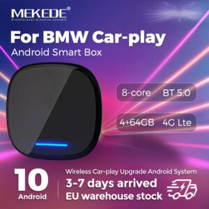Wireless Carplay Smart Box Verbessertes Android-System 8-Core 4 + 64 GB GPS-Navigation TF-Karte für BMW ID6 ID7 ID8 Mini Cooper
