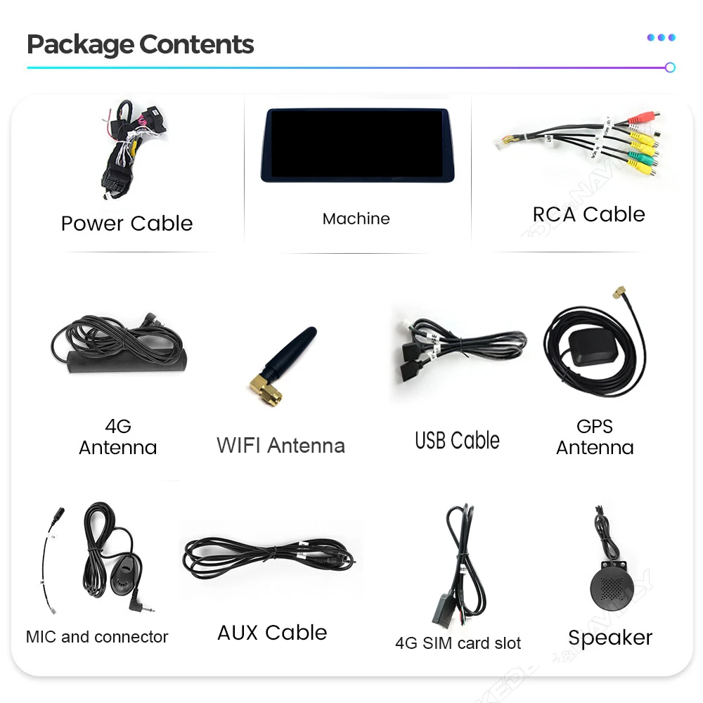 MEKEDE Kabelloses Carplay Android Auto Intelligentes System für BMW X5 E70 X6 E71 E72 2007-2012 CCC CIC Autoradio GPS 4G LTE DSP BT