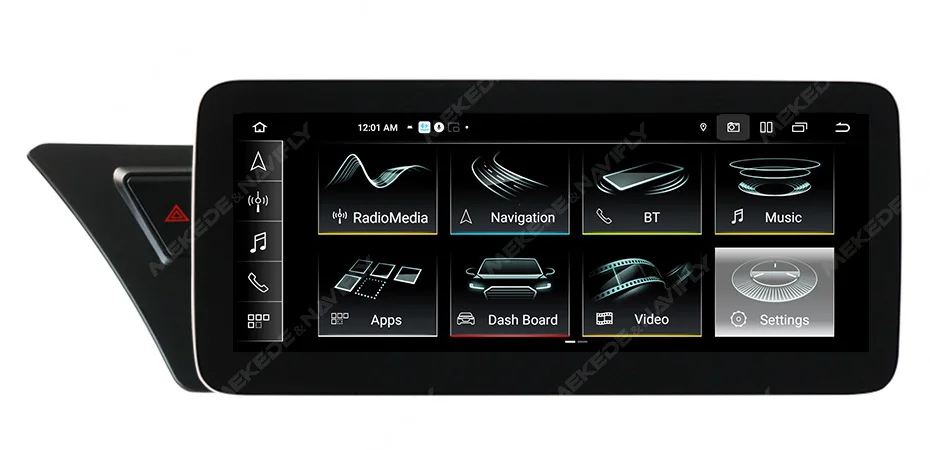 MEKEDE 8-Kern Android 14 Autoradio für Audi A4 A4L S4 A5 S5 B8 2009-2017 Kabelloses Carplay Auto-Multimedia-Player GPS DSP 4G WIFI