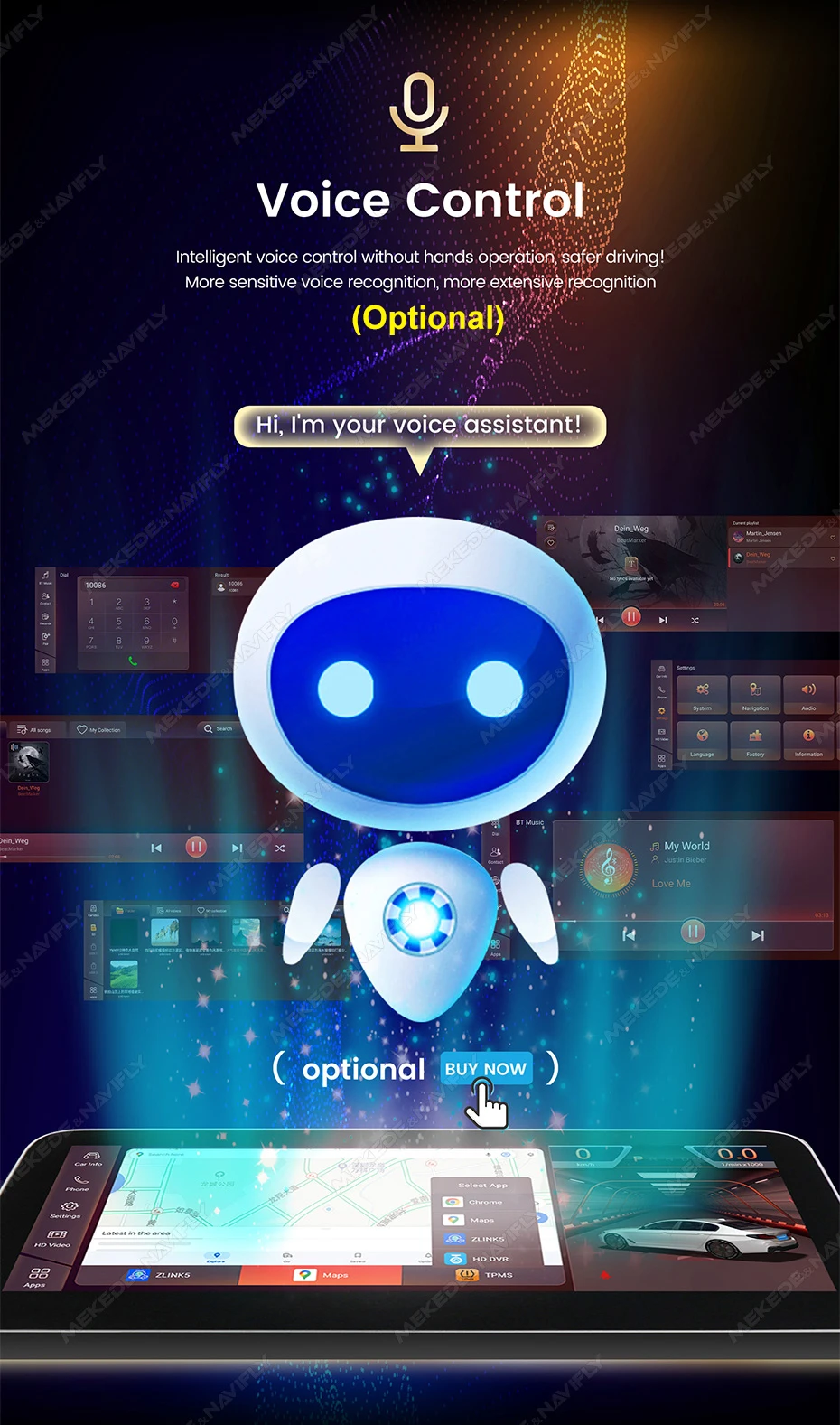 Navifly qualcomm 2008 android 13 3d ui carplay autoradio intelligentes system für mercedes benz c klasse w204 s204 2010-gps dsp