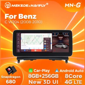 Android14 Autoradio für Mercedes Benz c klasse w204 s204 2010 GPS DSP Carplay Multimedia