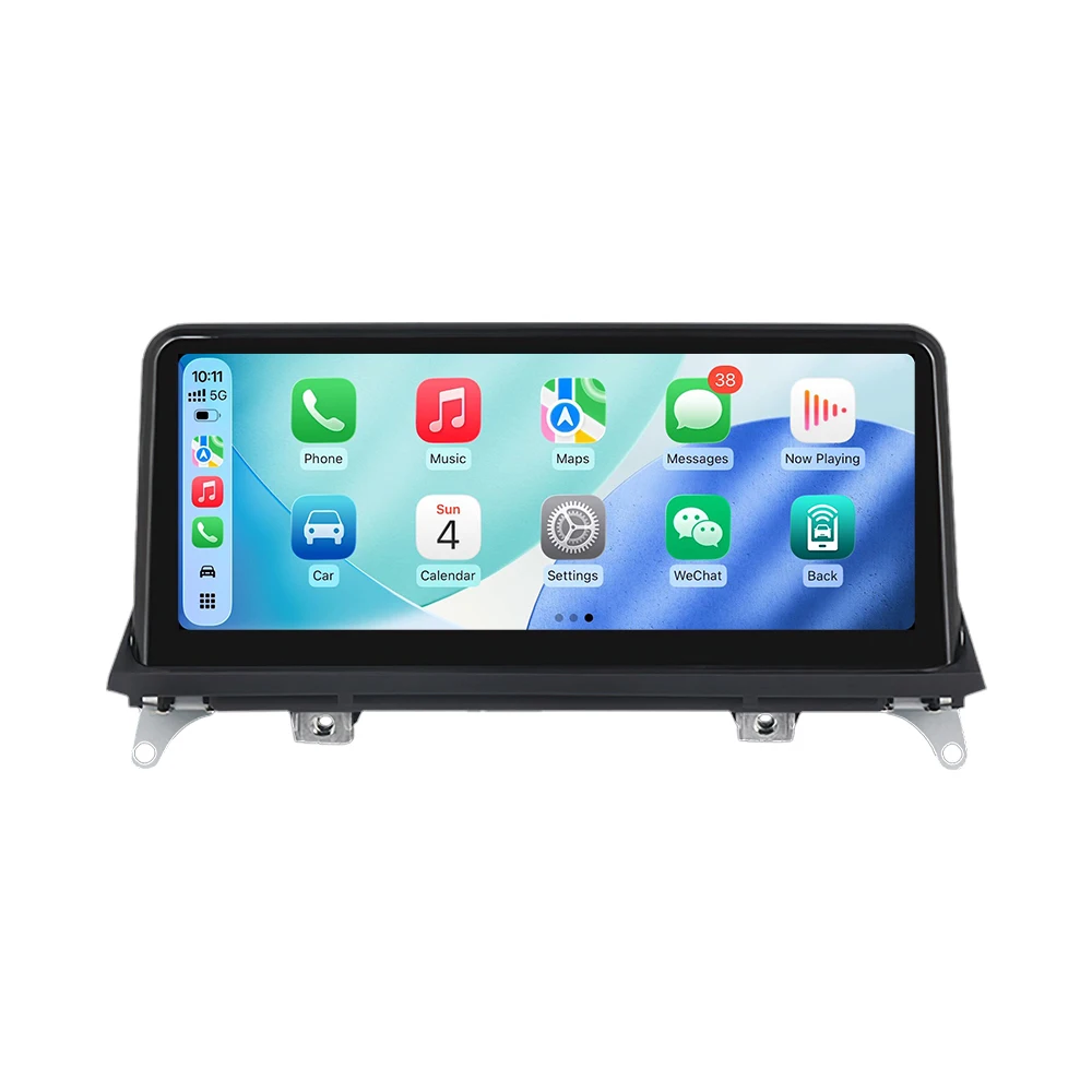 10,25 Zoll 1920*720 Auto-Multimedia-Display, kabelloses CarPlay, Android Auto für BMW X5 E70 X6 E71 E72, Linux-System, GPS, WLAN, Autoradio
