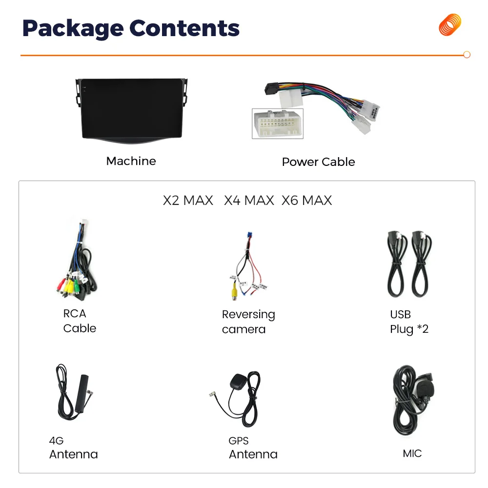 MEKEDE Auto Intelligente System Radio Für Toyota RAV4 RAV 4 2005-2013 Drahtlose Carplay GPS DSP RDS 4G 2din Multimedia Video Player