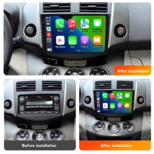Alternative view of Android Autoradio für Toyota RAV4 2005-2013 Drahtlose Carplay GPS DSP RDS 4G 2din Multimedia Video Player