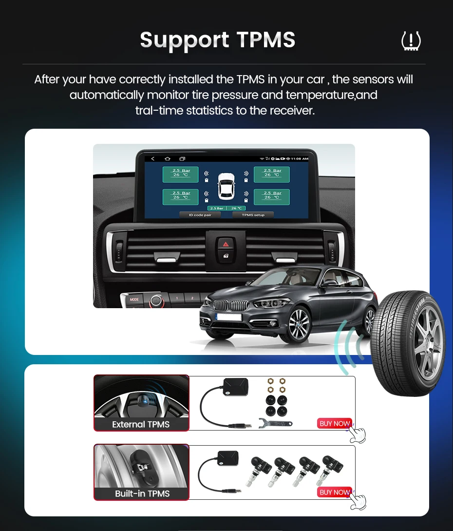 Navifly 8 core android14 drahtloses carplay auto für bmw 1 series e87 e81 e88 e87 2011-2015 4g lte dsp gps multimedia radio player