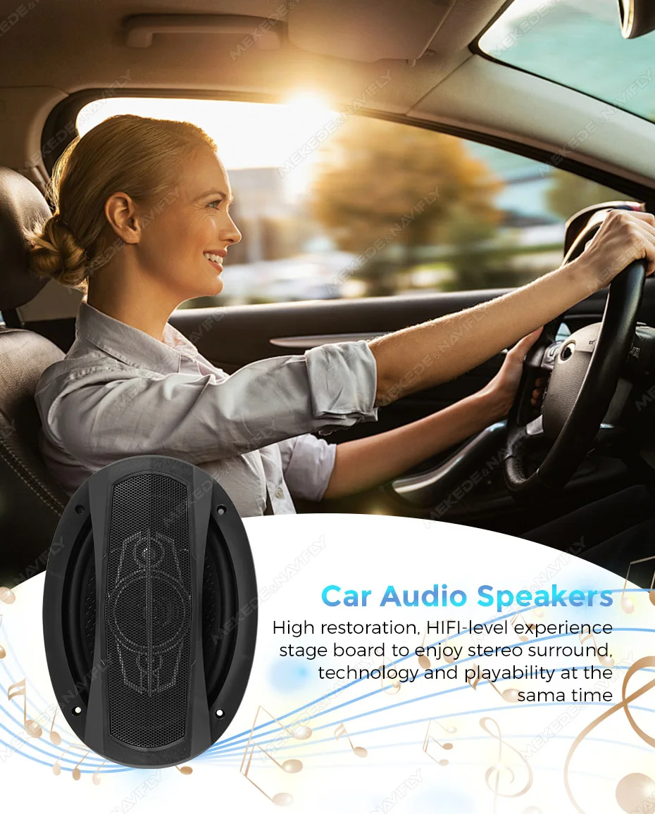 Navifly neue 1/5/6/5/6*9 Zoll Car Audio Koaxial Lautsprecher Subwoofer Universal Auto Sound Hifi Musik Voll bereich Frequenz Stereo herum