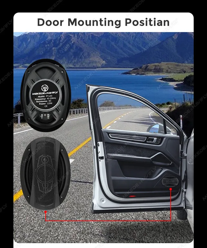 Navifly neue 1/5/6/5/6*9 Zoll Car Audio Koaxial Lautsprecher Subwoofer Universal Auto Sound Hifi Musik Voll bereich Frequenz Stereo herum