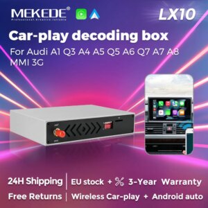 Interface für Audi A1 Q3 A4 Q5 A6 Q7 A7 A8 MMI 3G Unterstützt Drahtlose Carplay Android Auto Navigation Spiegel Link