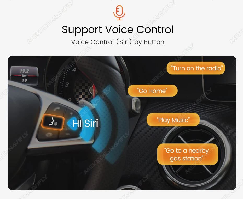 MEKEDE Carplay Decoder Box Für Audi A1 Q3 A4 Q5 A6 Q7 A7 A8 MMI 3G Unterstützt Drahtlose Carplay Android Auto Navigation Spiegel Link