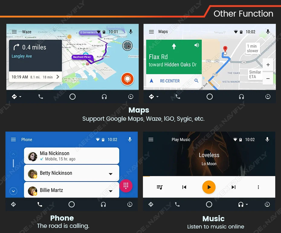 MEKEDE Carplay Decoder Box Für Audi A1 Q3 A4 Q5 A6 Q7 A7 A8 MMI 3G Unterstützt Drahtlose Carplay Android Auto Navigation Spiegel Link